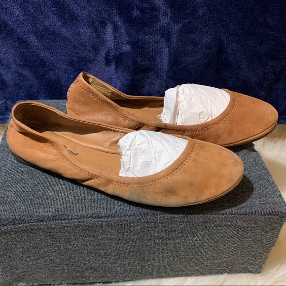 🦙🦙Lucky Brand Emmie Leather Ballet Flats🦙🦙 - Picture 2 of 6